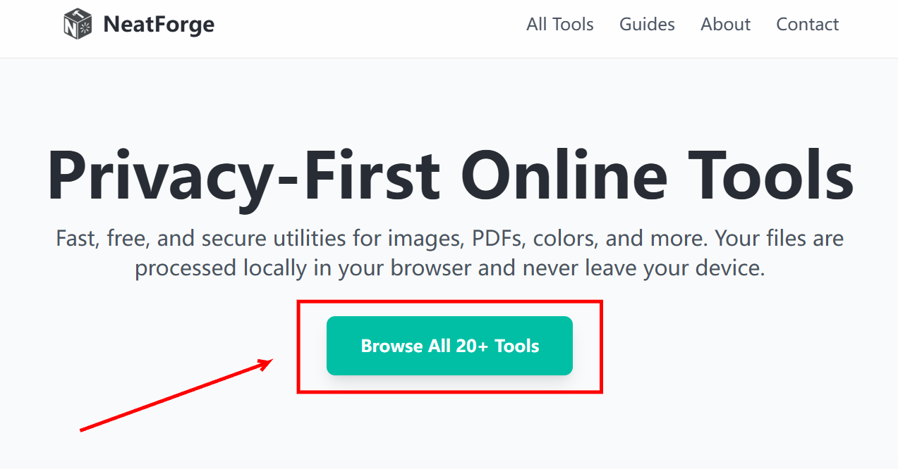 Example of a screenshot being annotated with a red box and an arrow